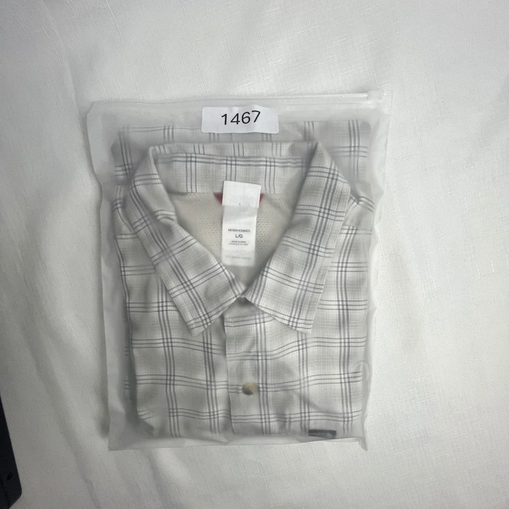 The North Face Shirt Mens Large (L/G) Plaid‎ Roll Tab Sleeve Hiking Button Down